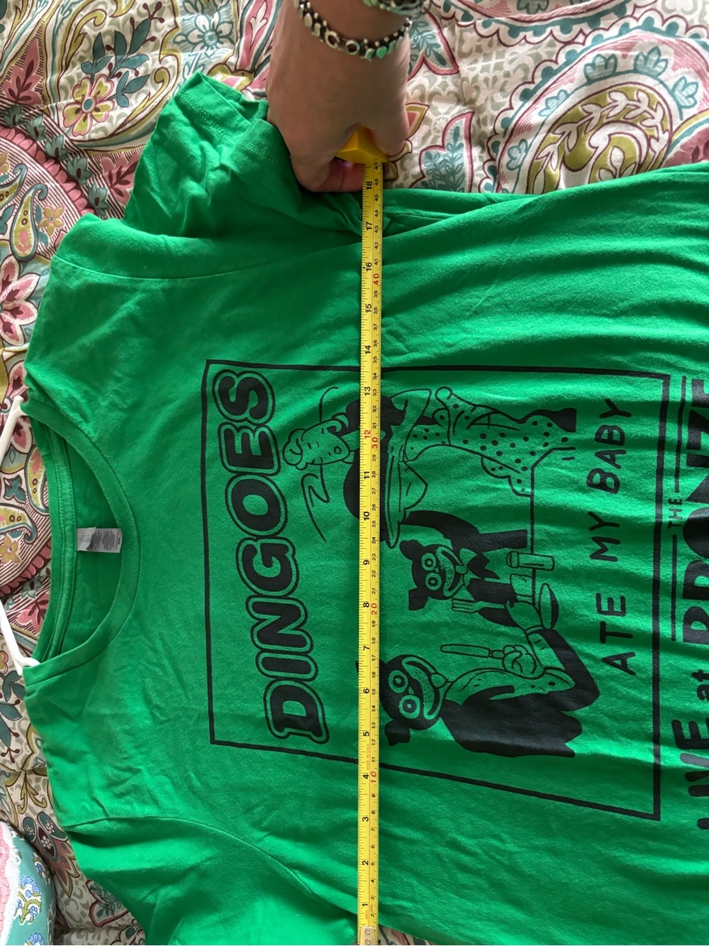 Tee Public Bright Green Vintage style graphic tee - Picture 4 of 4